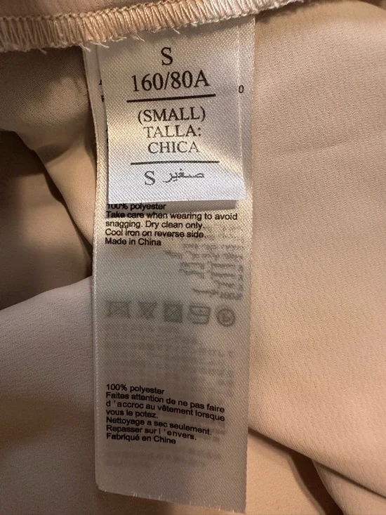 AllSaints Blush Pink Callie Sleeveless Dress Size Small - Picture 7 of 9